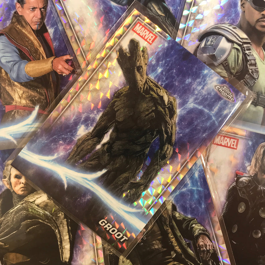 2025 Topps Chrome Marvel Studios ATTUMA Base Geometric Refractor #144