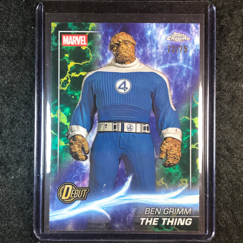 2025 Topps Chrome Marvel Studios THE THING Loki Refractor 72/75 #197
