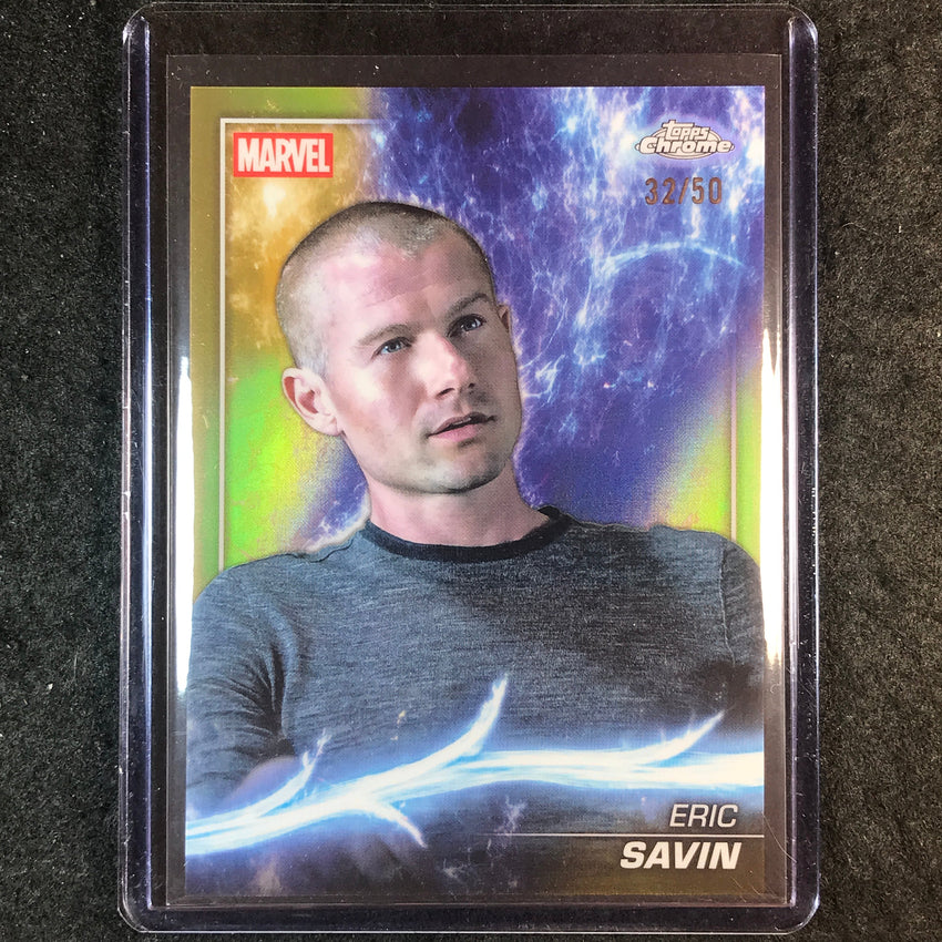 2025 Topps Chrome Marvel Studios ERIC SAVIN Base Gold 32/50 #35