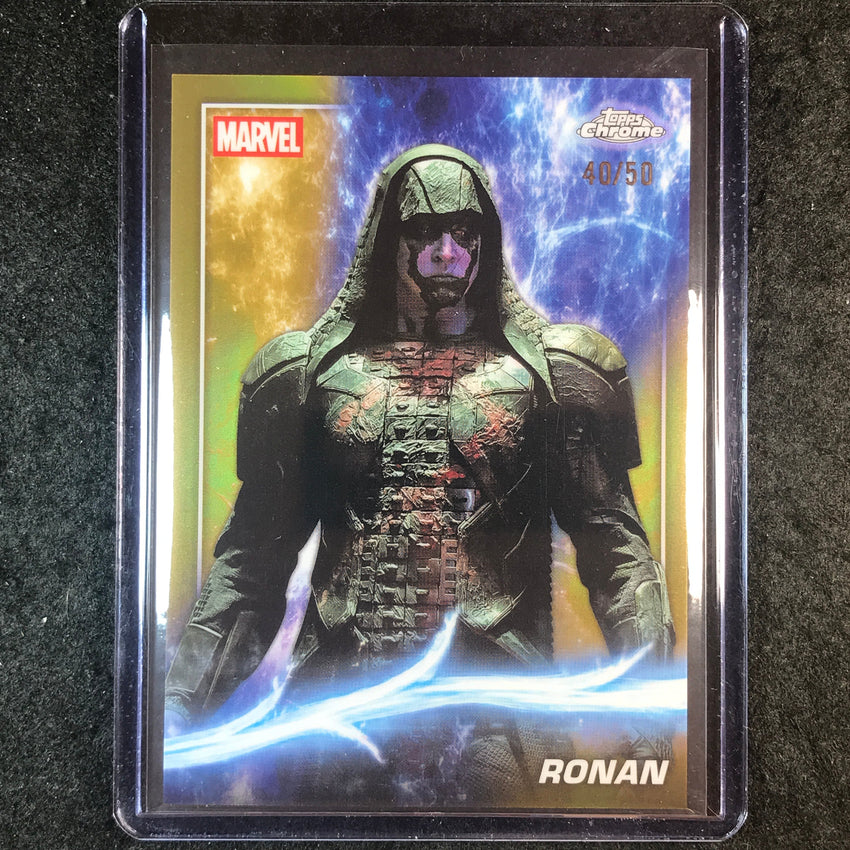 2025 Topps Chrome Marvel Studios RONAN Base Gold 40/50 #46