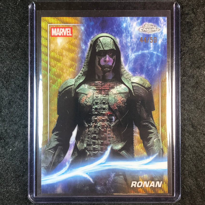 2025 Topps Chrome Marvel Studios RONAN Base Gold Wave 44/50 #46