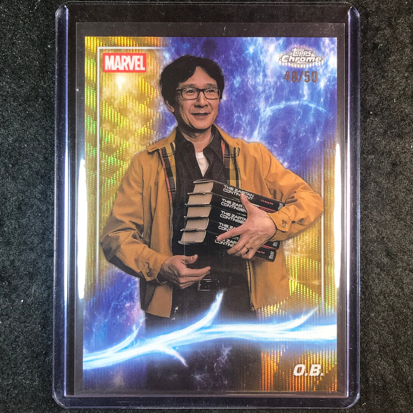 2025 Topps Chrome Marvel Studios O.B. Base Gold Wave 48/50 #155
