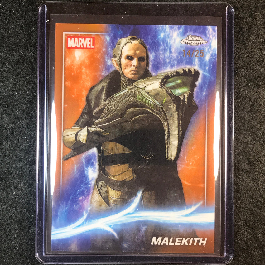 2025 Topps Chrome Marvel Studios MALEKITH Base Orange 14/25 #37