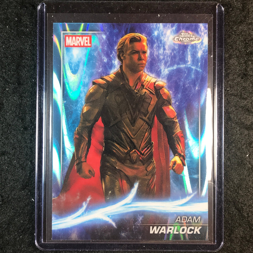 2025 Topps Chrome Marvel Studios ADAM WARLOCK Sky Blue RayWave Refractor #149