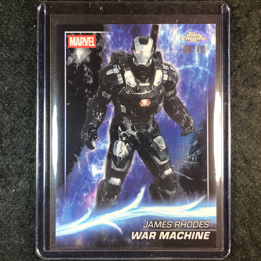 2025 Topps Chrome Marvel Studios WAR MACHINE Base Black 5/10 #64