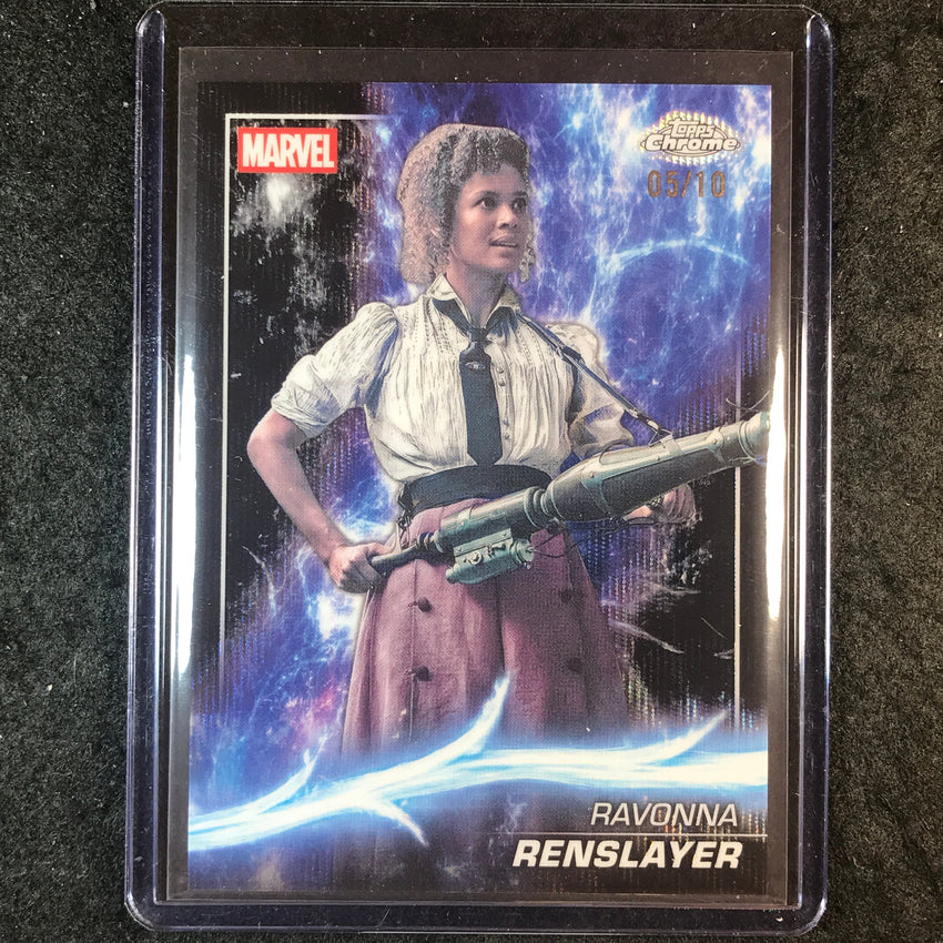 2025 Topps Chrome Marvel Studios RAVONNA RENSLAYER Base Black Wave 5/10 #106