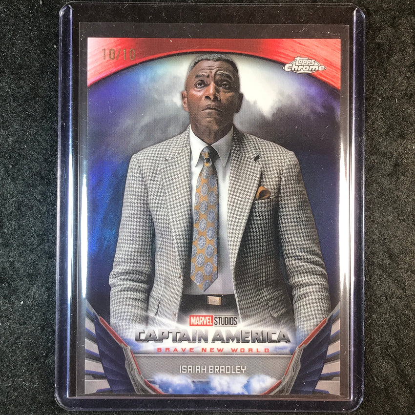 2025 Topps Chrome Marvel Studios ISAIAH BRADLEY Brace New World Black 10/10 #5