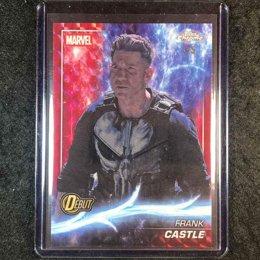 2025 Topps Chrome Marvel Studios FRANK CASTLE Base Red Geometric 3/5 #176