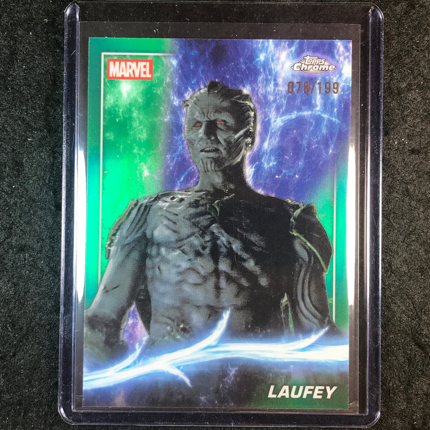 2025 Topps Chrome Marvel Studios LAUFEY Green 78/199 #17