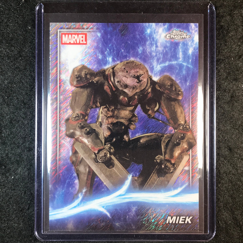 2025 Topps Chrome Marvel Studios MIEK Shimmer Refractor SP #78