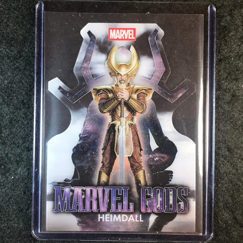 2025 Topps Chrome Marvel Studios HEIMDALL Marvel Gods Die-Cut SP #11