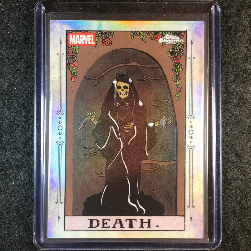2025 Topps Chrome Marvel Studios DEATH Agatha All Along Tarot SSP 74/99 #5