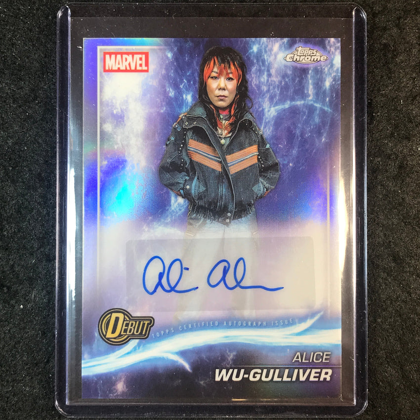 2025 Topps Chrome Marvel Studios ALI AHN AS ALICE WU-GULLIVER Autograph #AA