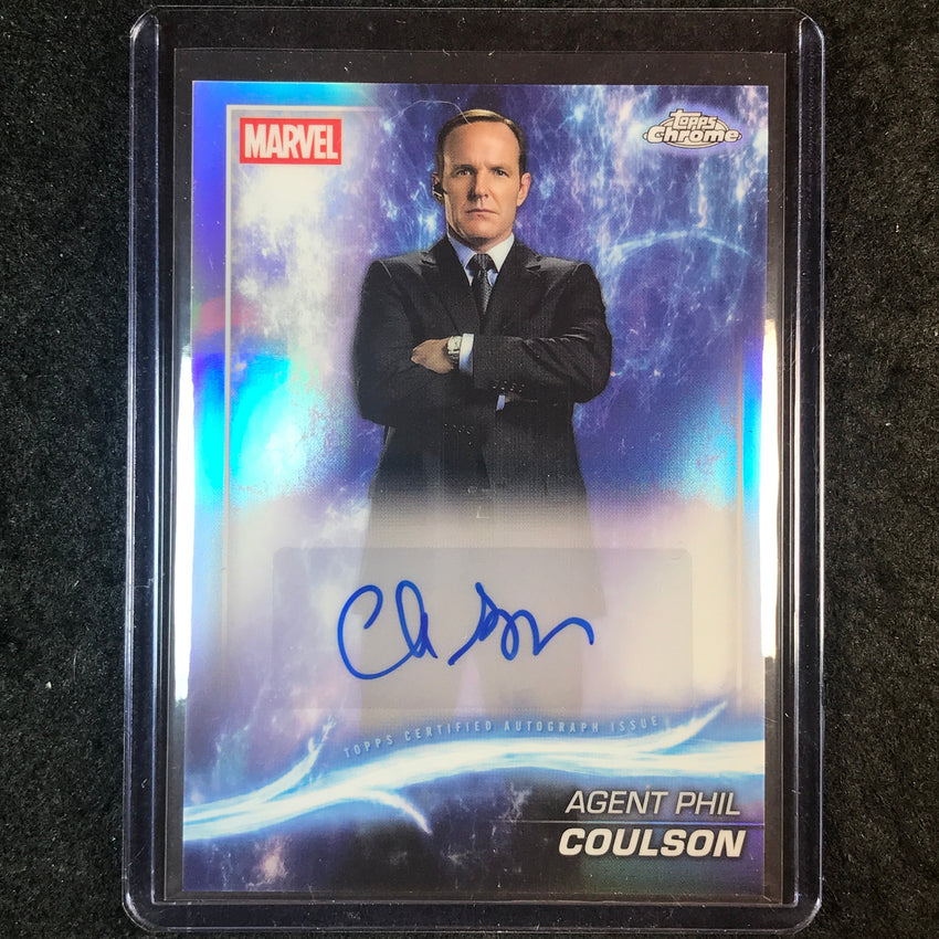 2025 Topps Chrome Marvel Studios CLARK GREGG AS AGENT PHIL COULSON Autograph #CG