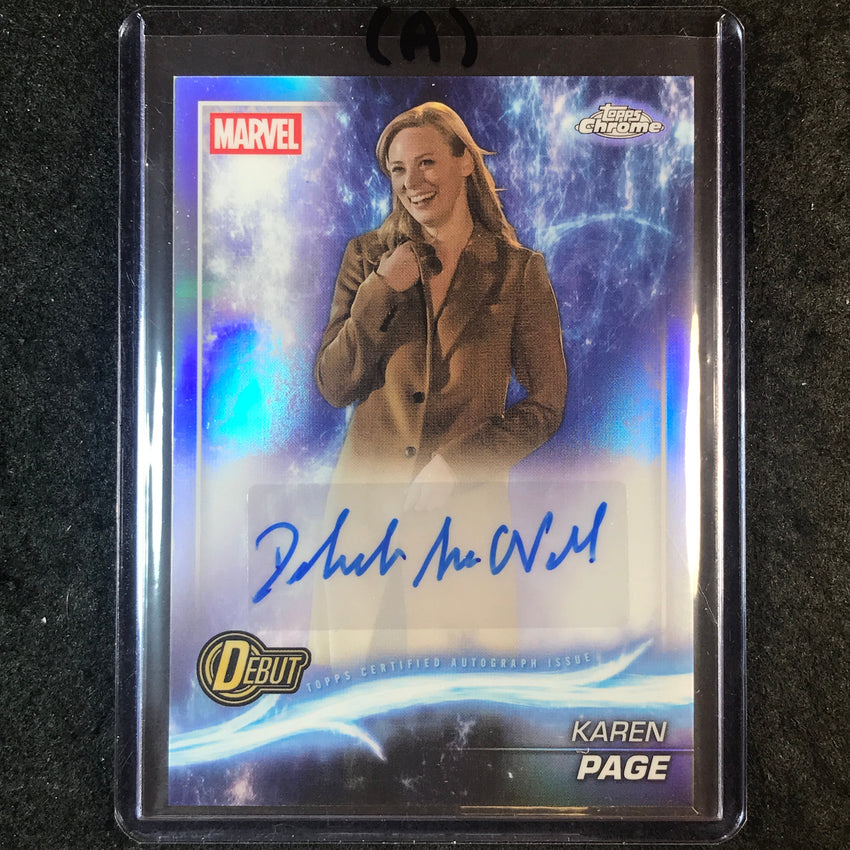 2025 Topps Chrome Marvel Studios DEBORAH ANN WOLL KAREN PAGE Autograph #DAW (A)