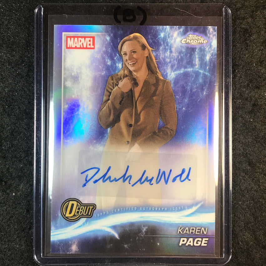2025 Topps Chrome Marvel Studios DEBORAH ANN WOLL KAREN PAGE Autograph #DAW (B)