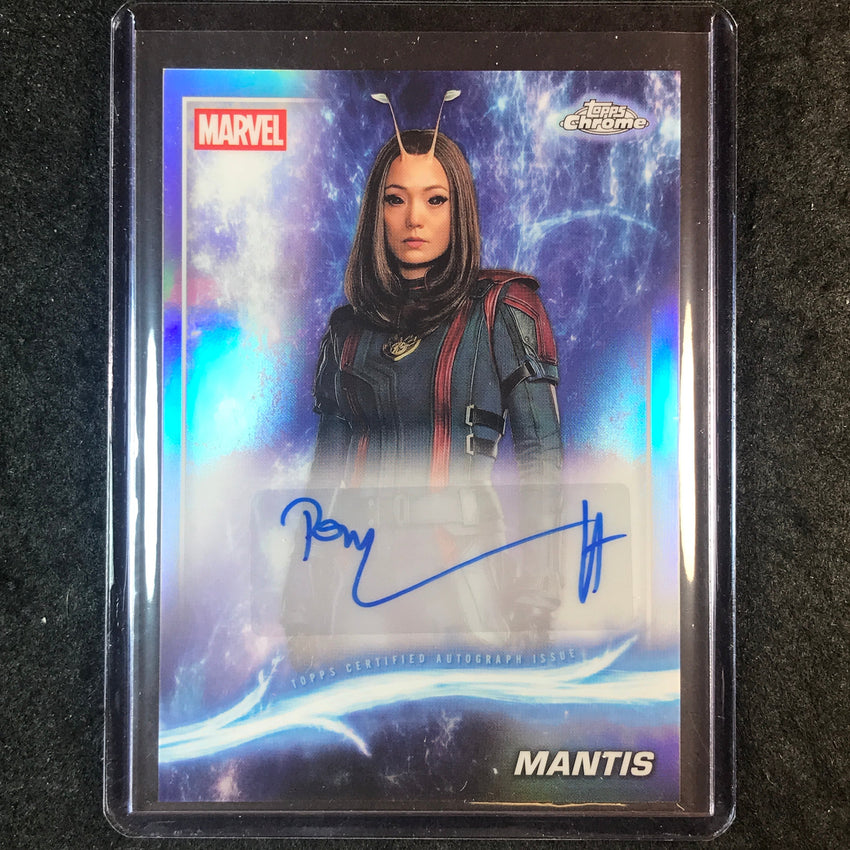 2025 Topps Chrome Marvel Studios POM KLEMENTIEFF AS MANTIS Autograph #PK