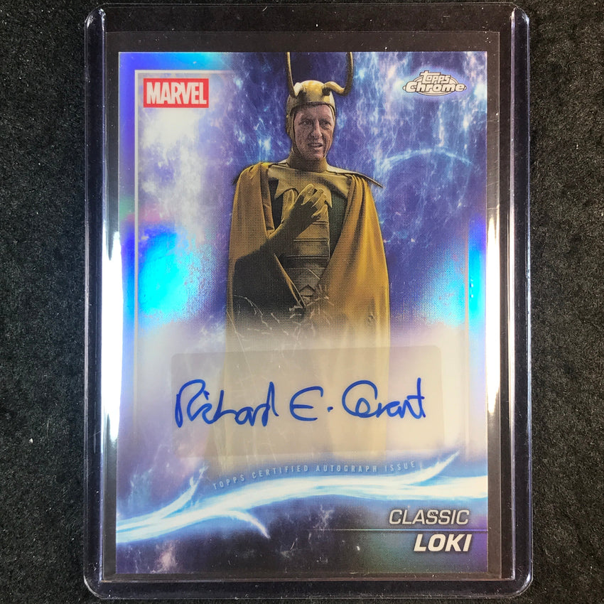 2025 Topps Chrome Marvel Studios RICHARD E. GRANT AS CLASSIC LOKI Autograph #RG