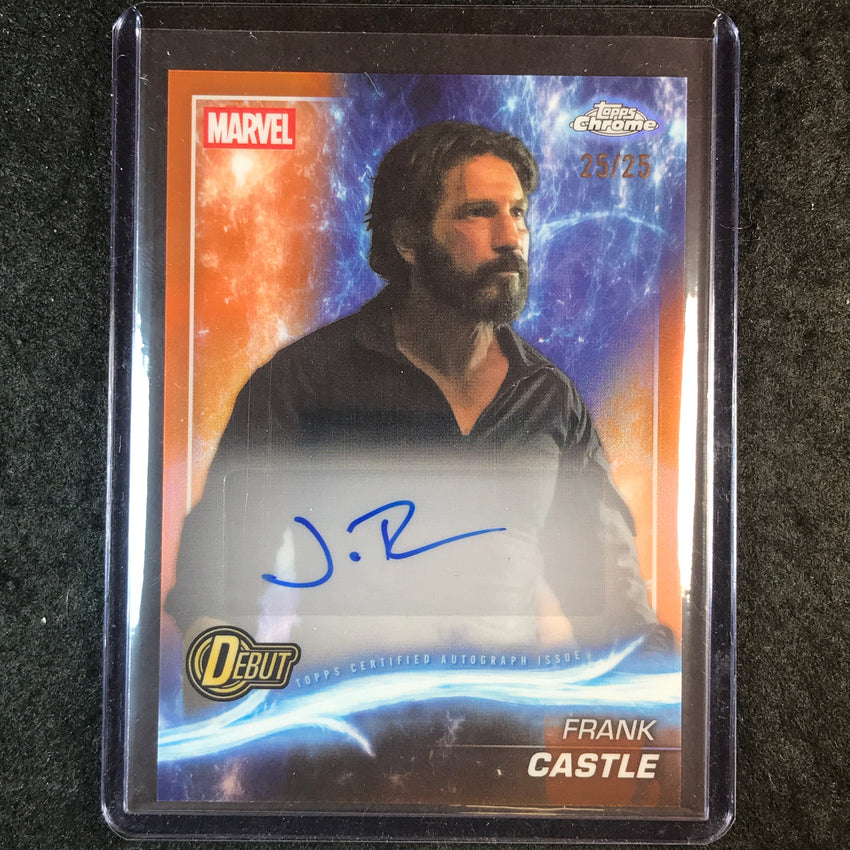 2025 Topps Chrome Marvel Studios JON BERNTHAL FRANK CASTLE Auto Orange 25/25