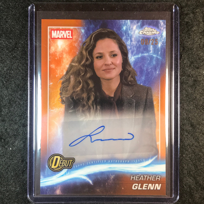 2025 Topps Chrome Marvel Studios MARGARITA LEVIEVA HEATHER GLENN Auto 9/25