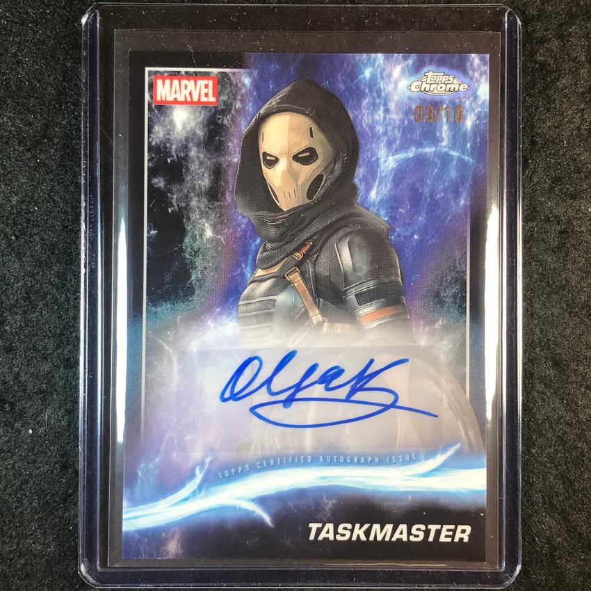 2025 Topps Chrome Marvel Studios OLGA KURYLENKO TASKMASTER Autograph Black 9/10