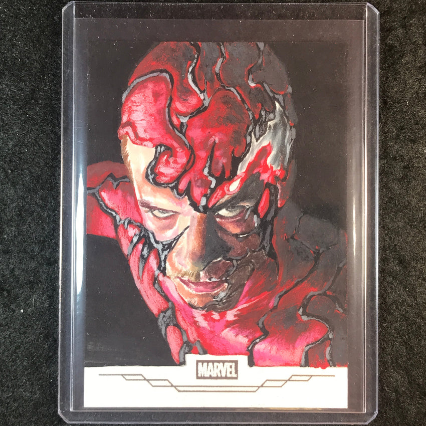 2025 Topps Chrome Marvel Studios CARNAGE Artist Sketch 1/1 ASH GONZALES