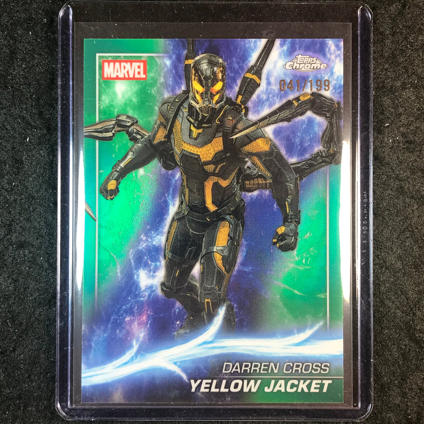 2025 Topps Chrome Marvel Studios YELLOW JACKET Green 41/199 #60