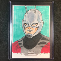2025 Topps Chrome Marvel Studios ANT-MAN Artist Sketch 1/1 MARLO AGUNOS