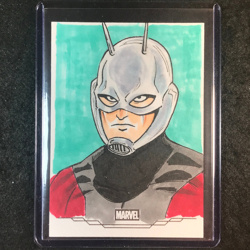 2025 Topps Chrome Marvel Studios ANT-MAN Artist Sketch 1/1 MARLO AGUNOS