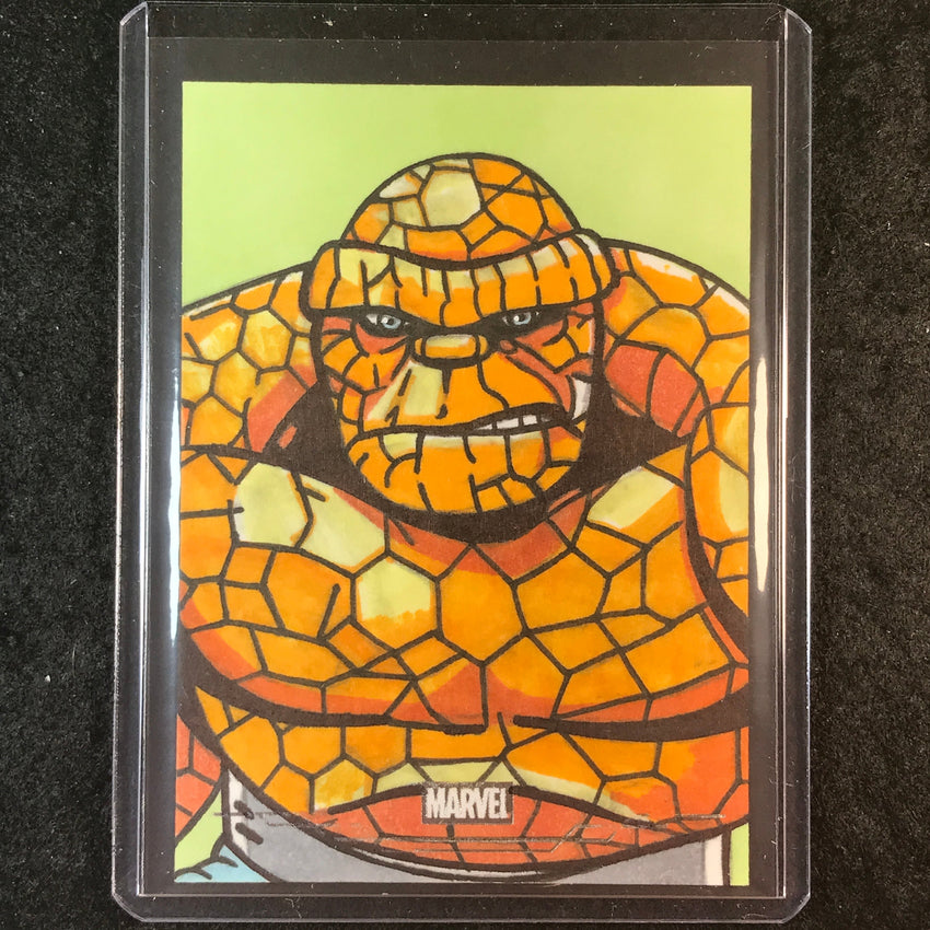 2025 Topps Chrome Marvel Studios THING Artist Sketch 1/1 CARMEN SANTA FERRARA