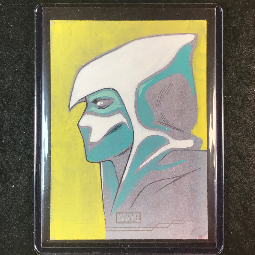 2025 Topps Chrome Marvel Studios MOON KNIGHT Artist Sketch 1/1 HECTOR BARROS