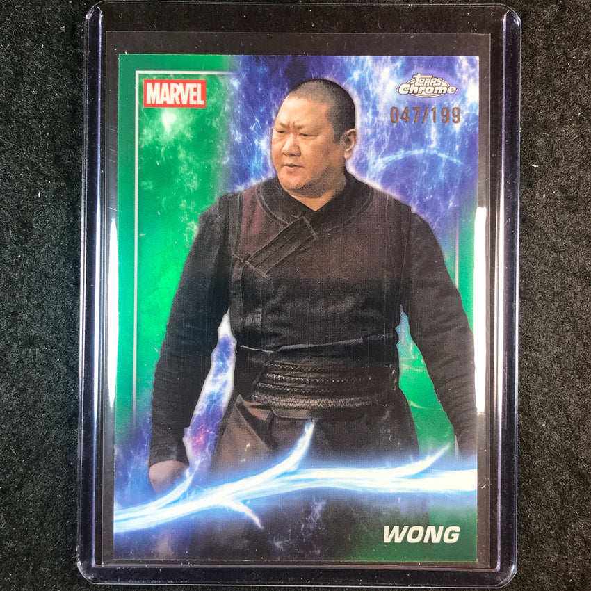 2025 Topps Chrome Marvel Studios WONG Green 47/199 #67