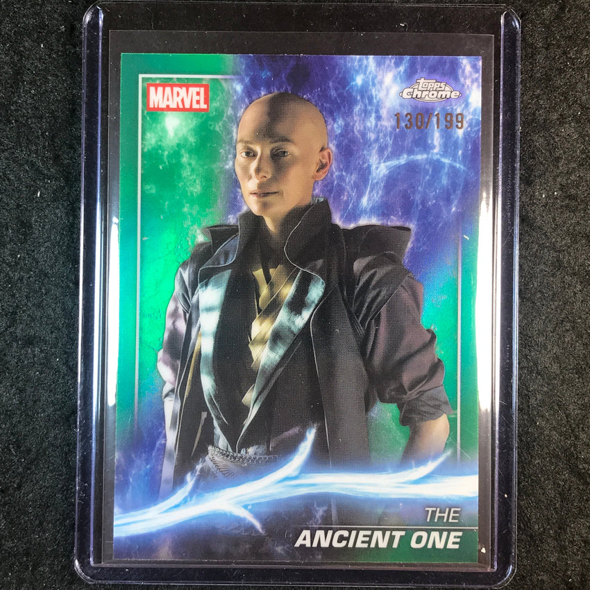 2025 Topps Chrome Marvel Studios THE ANCIENT ONE Green 130/199 #68