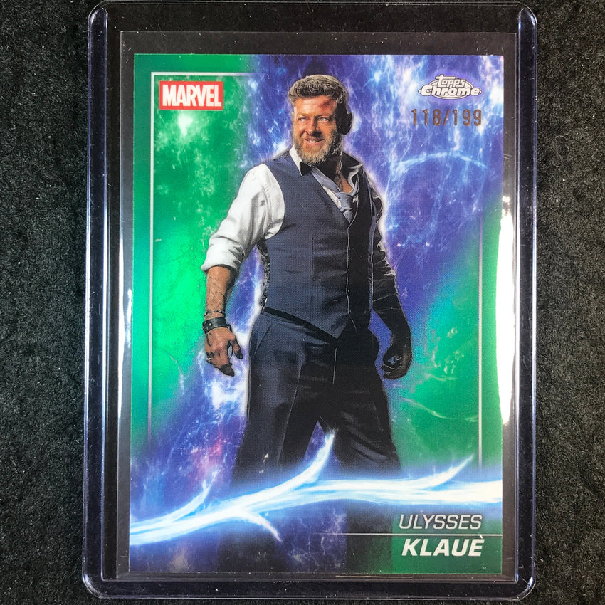 2025 Topps Chrome Marvel Studios ULYSSES KLAUE Green 118/199 #84