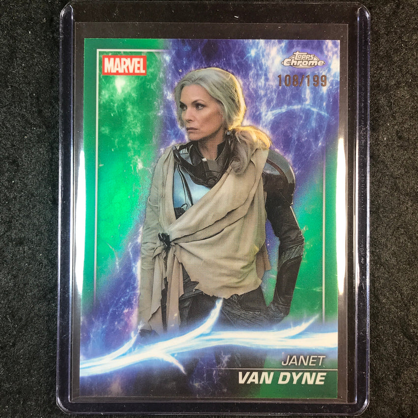 2025 Topps Chrome Marvel Studios JANET VAN DYNE Green 108/199 #92