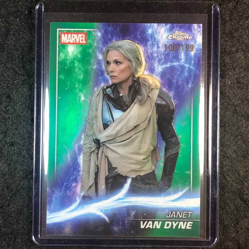 2025 Topps Chrome Marvel Studios JANET VAN DYNE Green 100/199 #92