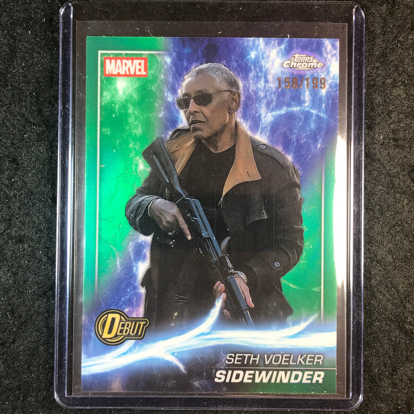 2025 Topps Chrome Marvel Studios SIDEWINDER Green 158/199 #172