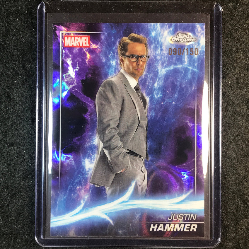 2025 Topps Chrome Marvel Studios JUSTIN HAMMER Agatha Lava 90/150 #6