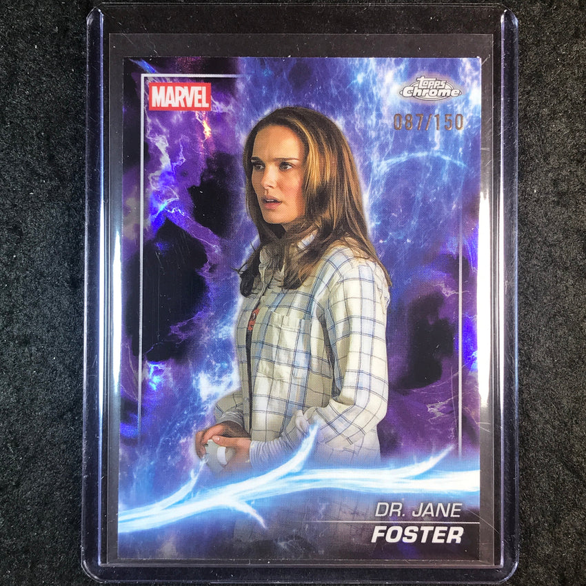 2025 Topps Chrome Marvel Studios DR. JANE FOSTER Agatha Lava 87/150 #15