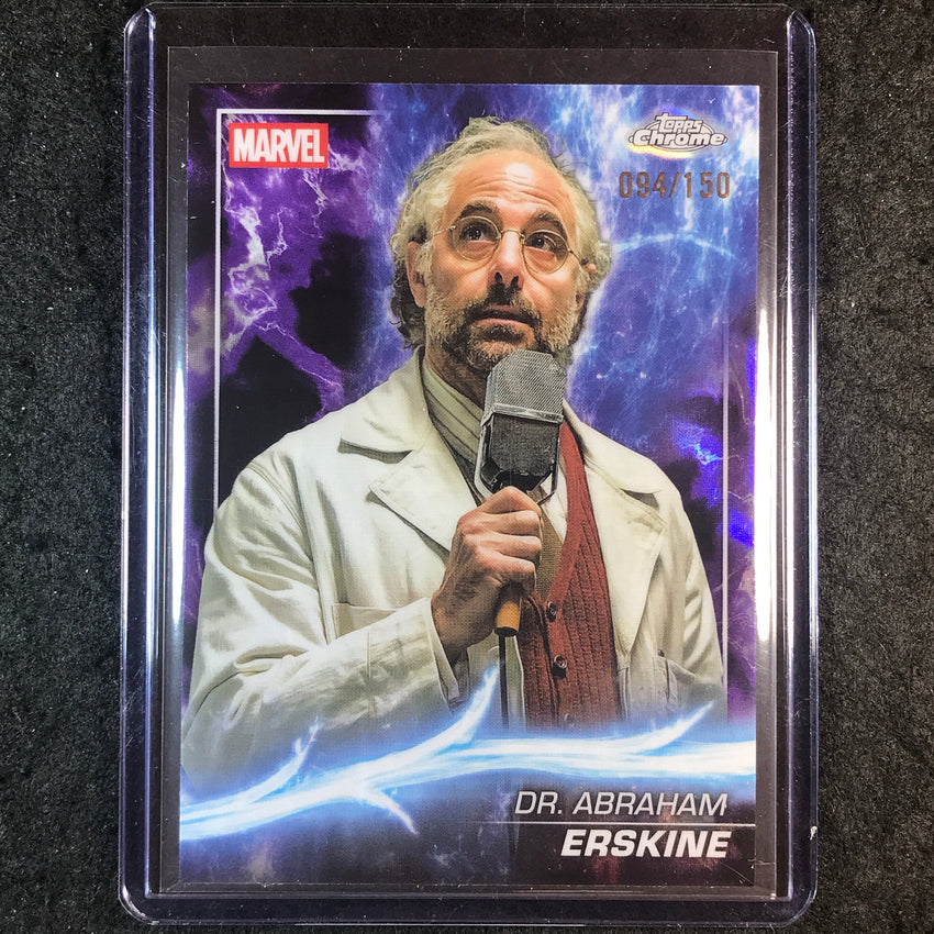 2025 Topps Chrome Marvel Studios DR. ABRAHAM ERSKINE Agatha Lava 94/150 #23