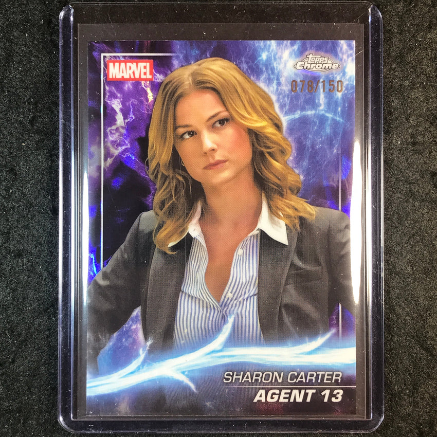 2025 Topps Chrome Marvel Studios AGENT 13 Agatha Lava 78/150 #39