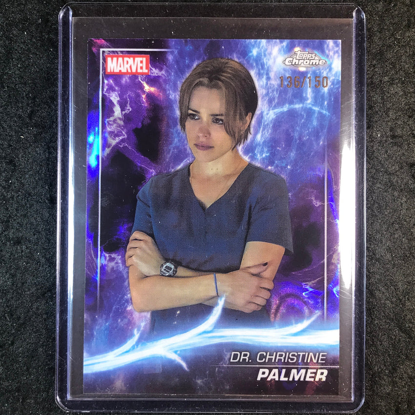 2025 Topps Chrome Marvel Studios DR. CHRISTINE PALMER Agatha Lava 136/150 #66