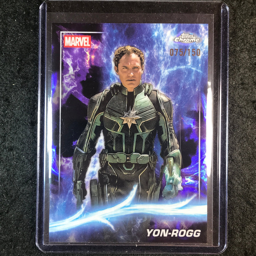 2025 Topps Chrome Marvel Studios YON-ROGG Agatha Lava 75/150 #97