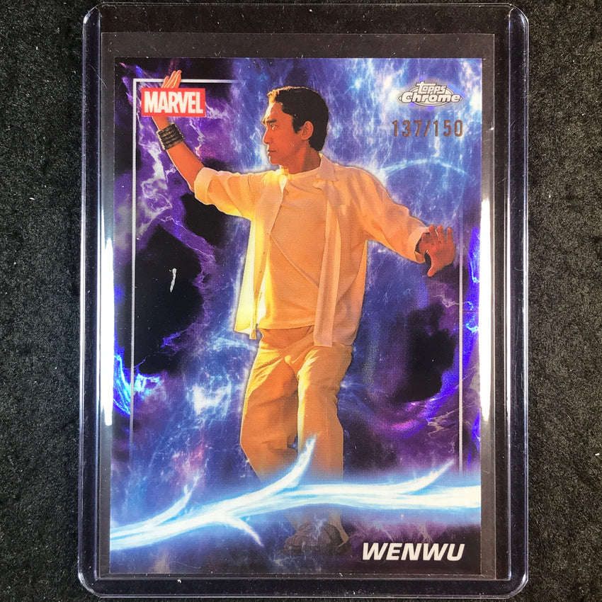 2025 Topps Chrome Marvel Studios WENWU Agatha Lava 137/150 #112