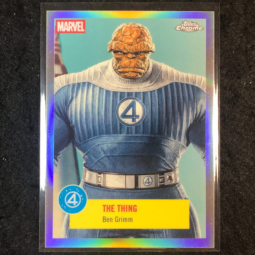 2025 Topps Chrome Marvel Studios THING BEN GRIMM Fantastic Four First Steps #4