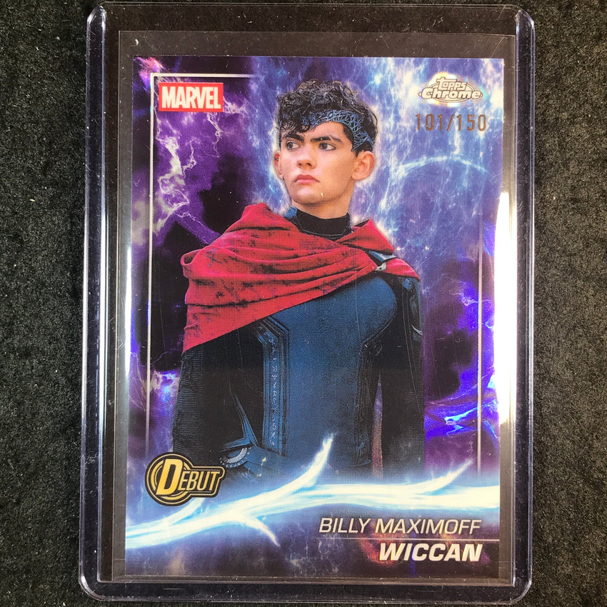 2025 Topps Chrome Marvel Studios WICCAN Agatha Lava 101/150 #165