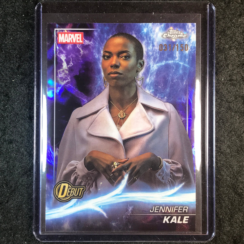 2025 Topps Chrome Marvel Studios JENNIFER KALE Agatha Lava 31/150 #166
