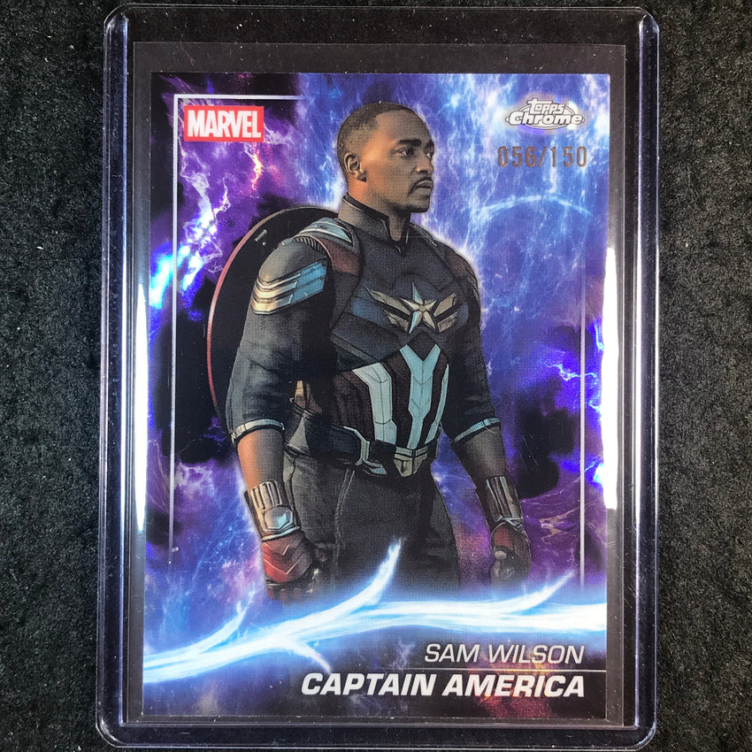 2025 Topps Chrome Marvel Studios CAPTAIN AMERICA Agatha Lava 56/150 #167