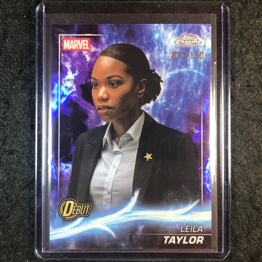 2025 Topps Chrome Marvel Studios LEILA TAYLOR Agatha Lava 72/150 #174