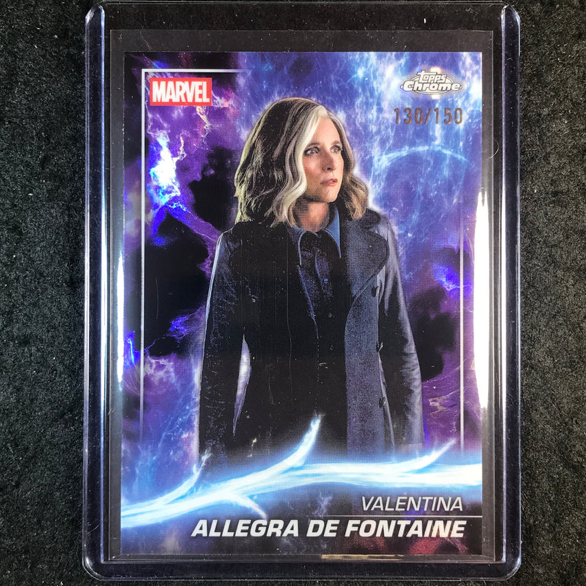 2025 Topps Chrome Marvel Studios VALENTINA Agatha Lava 130/150 #190